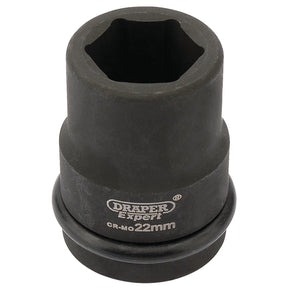 Draper Expert Hi-Torq® 6 Point Impact Socket, 3/4" Sq. Dr., 22mm - 419-MM - Farming Parts