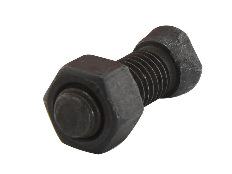 Sparex Conical Head Bolt 2 Flats With Nut (TC2M) - M12x34mm, Tensile strength 12.9 (2 pcs. Bag) | S.76091 - Product Image 1