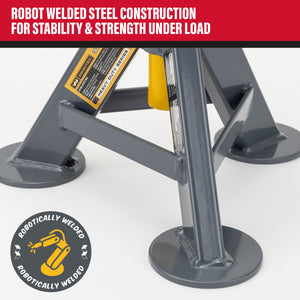 WINNTEC® 3 Ton Low-Profile Pin Jack Stands - IP-09850