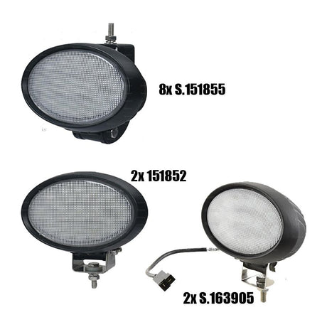 Massey Ferguson 66/67/76/7700 Series LED Worklight Kit - Farming Parts