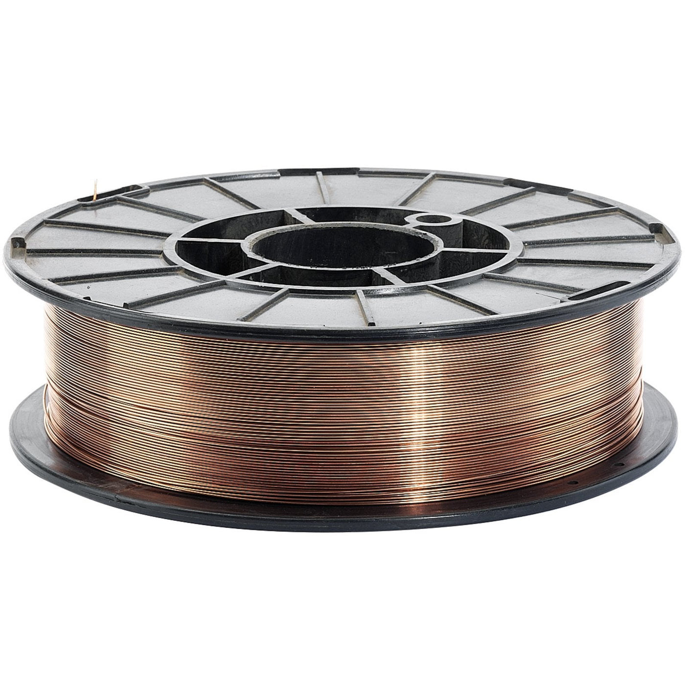 The Draper Mild Steel Mig Wire, 0.6mm, 5Kg - WSIF556 features a plastic core and is copper-coated, making it ideal for electrical and electronics applications as well as being compatible with Draper MIG welders for welding mild and medium steel.