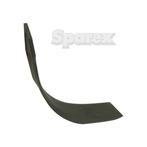 A Rotavator Blade Curved RH 70x6mm, featuring mounting holes with 50mm hole centres and a hole diameter of 12.5mm, is prominently branded as Sparex in the background and known as a Curved Type. It serves as a replacement for Celli and fits model number 522505 (Sparex Part No.S.77349).