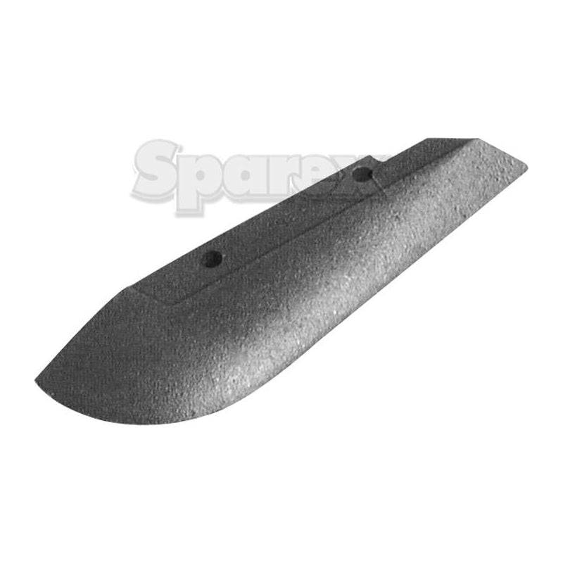 A Coulter Tip designed to fit Kverneland machinery, compatible with part number 495924, featuring a black metal blade with two mounting holes. This product is identified as Sparex Part No. S.77377 and belongs to the Sparex brand.