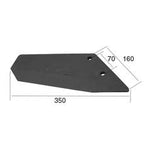 Sparex Flat Wings 350x10mm RH Durable Cultivation Part | S.77432