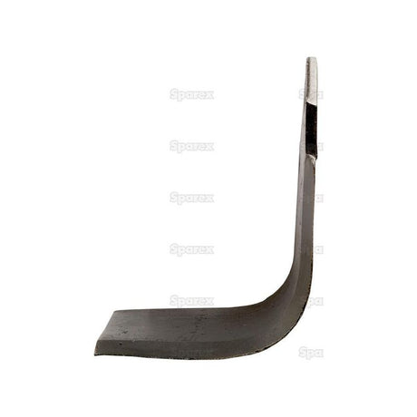 Rotavator Blade Square LH 98x8mm Height: 210mm. Hole centres: 75mm. Hole⌀: 16.5mm. Replacement for Kuhn, Dowdeswell, Howard
 - S.77549 - Farming Parts