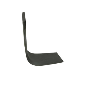 Image of a black L-shaped metal part with the product name "Rotavator Blade Square RH 65x7mm" and the brand name "Sparex" partially visible in the background, alongside OE Reference 035268 and Sparex Part No. S.77554.