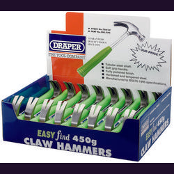 Draper Easy Find Claw Hammer, 450G/16Oz - CHS/EFG - Farming Parts