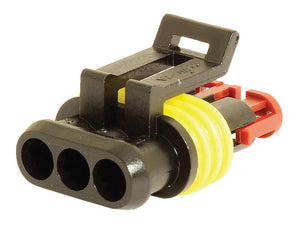 Sparex Superseal 3-Way Female Waterproof Connector for Wiring | S.792366