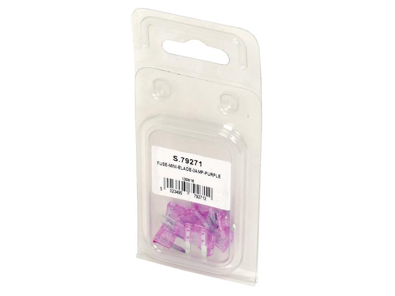 Sparex Agripak 10 pcs. Mini Blade Fuse 3.0A Purple | S.79271 - Product Image 2