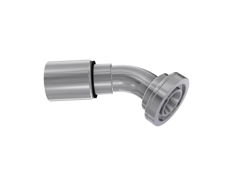 Parker SAE Hose Insert 3/4'' x 38mm Ø 135° Swept Flange (3000psi) - Sparex Part No. S.7971212