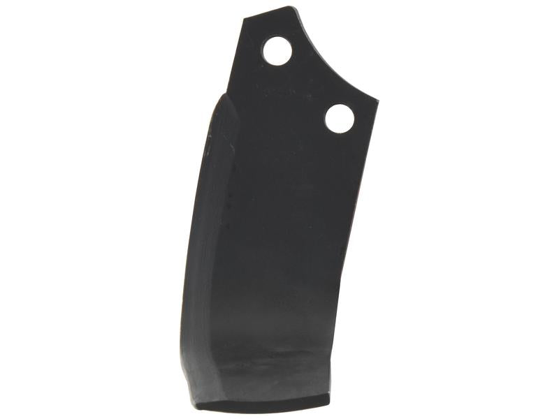 Rotavator Blade Curved RH 80x7mm Height: 192mm. Hole centres: 48mm. Hole Ø: 14.5mm. Replacement for Maschio | Sparex Part Number: S.79781