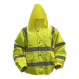 Hi-Vis Yellow Jacket with Quilted Lining & Elasticated Waist - X-Large - 802XL - Farming Parts