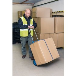 Draper Heavy Duty Fold Flat Sack Truck, 125Kg - DHTHD - Farming Parts