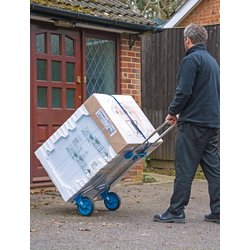 Draper Heavy Duty Fold Flat Sack Truck, 125Kg - DHTHD - Farming Parts