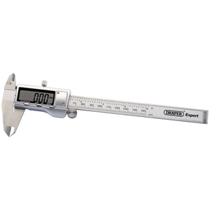 Draper Expert Dual Reading Digital Vernier Caliper, 0 - 150mm - PDVC150M/B - Farming Parts