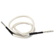 The Draper Flex Coil - IHT-15/FC by Draper is a white coiled wire with metal tips on both ends, featuring black insulation near the tips.