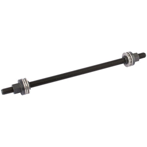 A Draper M14 spare threaded rod (YBPK27) with hex nuts and bearings on both ends, used in mechanical applications for assembly and stabilization purposes, designed specifically for the 59123 and 30816 extraction kits.