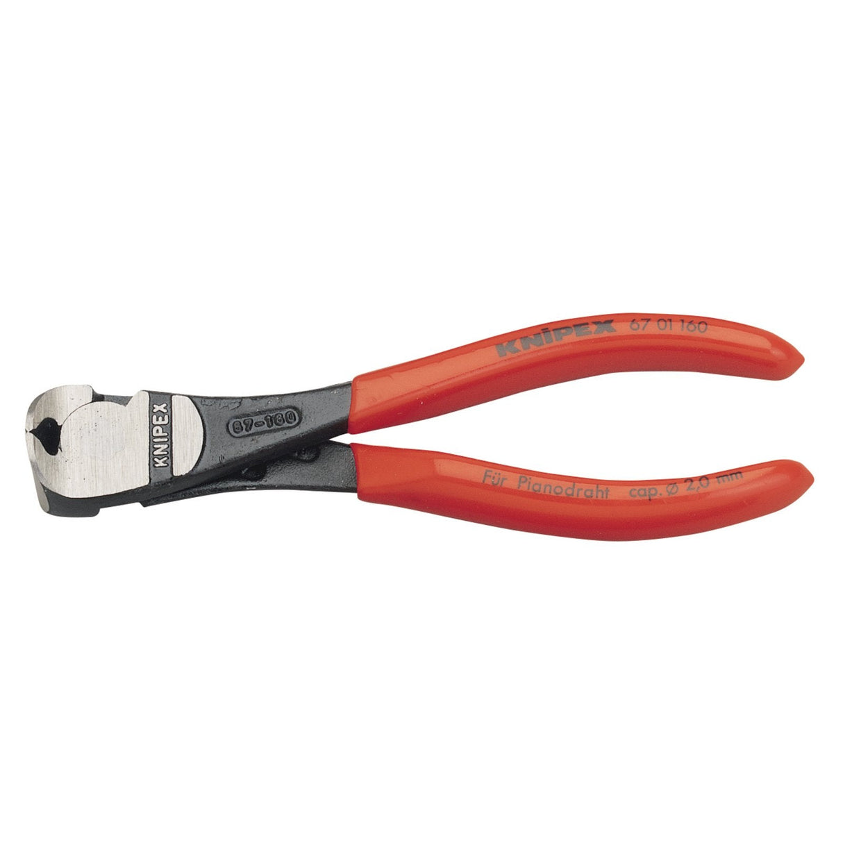 Draper Knipex 67 01 160 Sbe High Leverage End Cutting Nippers, 160mm - 67 01 160 SBE - Farming Parts