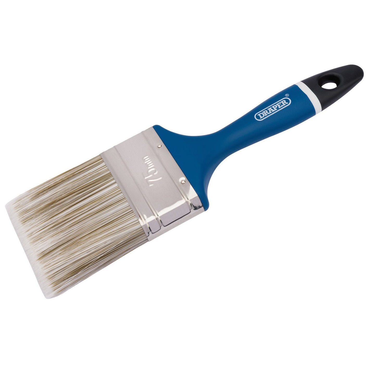 Draper Soft Grip Handle Paint-Brush, 75mm, 3" - PB/SAT/100S - Farming Parts