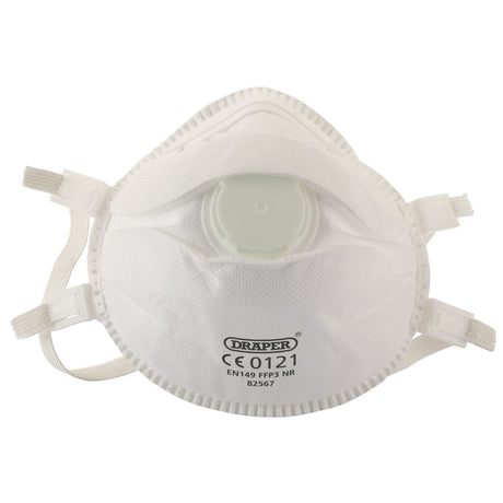 Draper Ffp3 Nr Moulded Dust Mask (Pack Of 3) - FM-FFP3-FF - Farming Parts