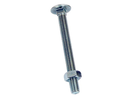 Metric Carriage Bolt and Nut, M8x150mm (DIN 601/934) | S.8261 - Farming Parts