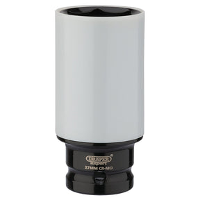 Draper Hi-Torq® Wheel Nut Socket For Alloy Wheels, 1/2" Sq. Dr.  (27mm) - AWNS/27MM - Farming Parts