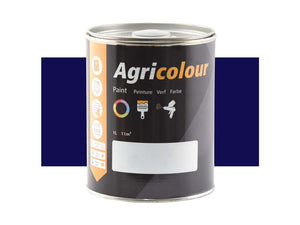 Agricolour - Dark Blue Gloss Paint 1L Tin - Sparex Part No. S.83644