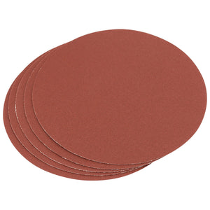 Draper Aluminium Oxide Sanding Discs, 150mm, 80 Grit (Pack Of 5) - SD6C - Farming Parts