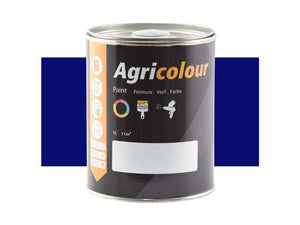 Agricolour - Blue Gloss Paint 1L Tin - Sparex Part No. S.84393