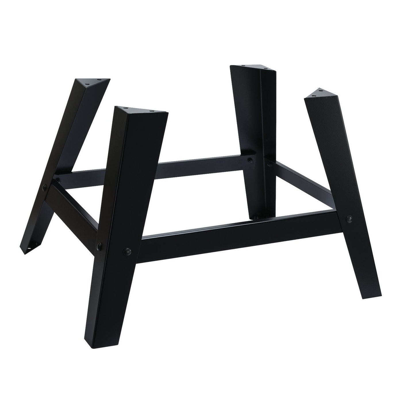 Draper Bandsaw Stand For Stock No. 84714 - ABS10 by Draper, featuring a black metal base with four legs and a rectangular frame, positioned upside down.