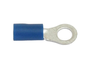 Pre Insulated Ring Terminal, Standard Grip, 5.3mm, Blue (1.5 - 2.5mm) - Sparex Part No. S.8541