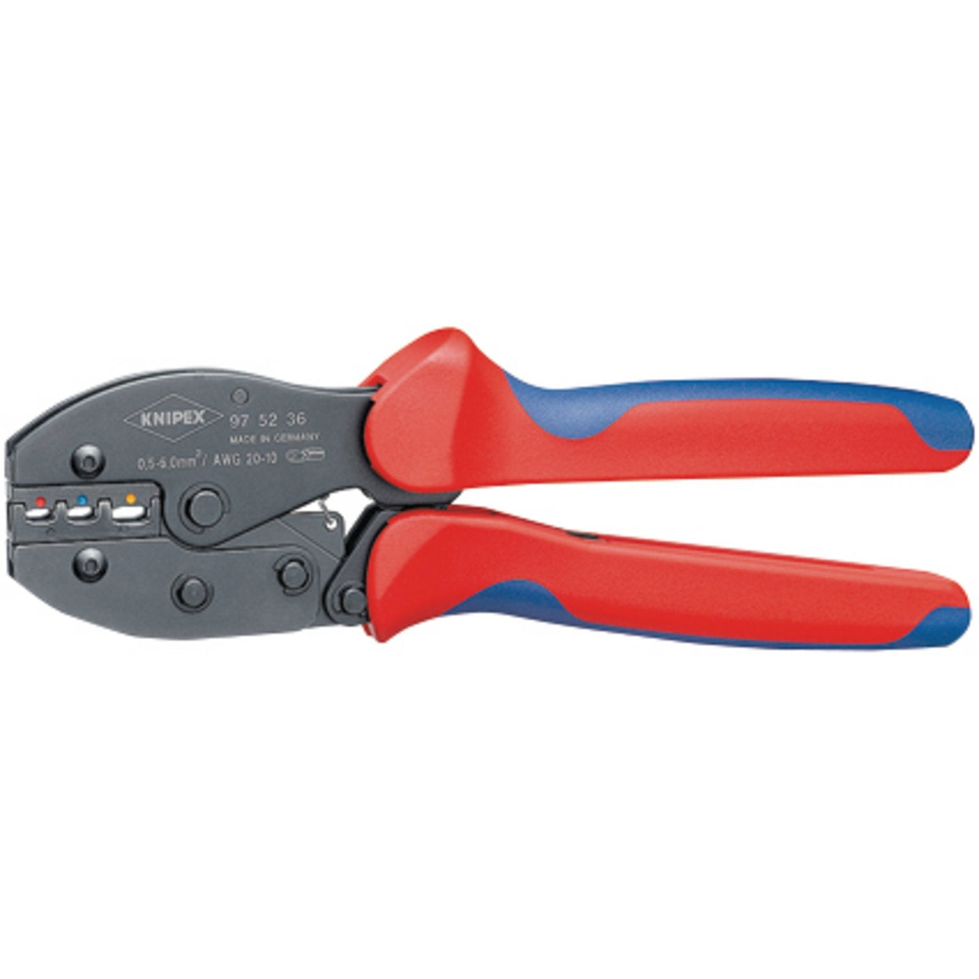 Draper Knipex 97 52 36Sb Preciforce Crimping Pliers, 0.5 - 6.0mm, 220mm - 97 52 36 SB - Farming Parts