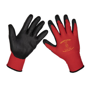 Flexi Grip Nitrile Palm Gloves (X-Large) - Pack of 12 Pairs - 9125XL/12 - Farming Parts