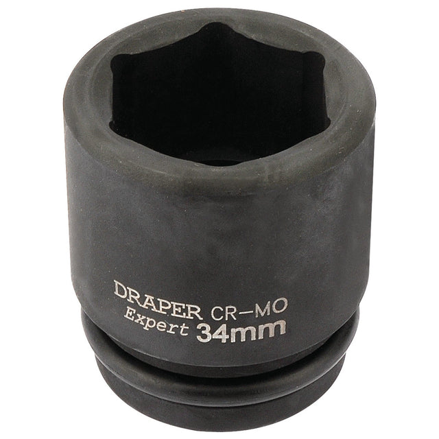 Draper Expert Hi-Torq&#174; 6 Point Impact Socket, 3/4" Sq. Dr., 34mm - 419-MM - Farming Parts