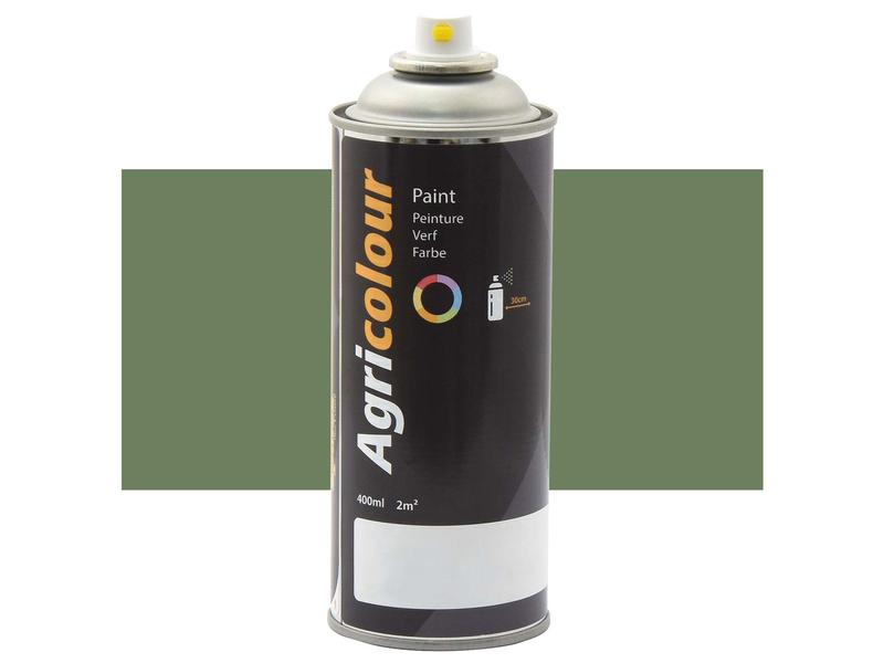 Paint - Agricolour - Reseda Green, Gloss 400ml Aerosol | Sparex Part Number: S.96011