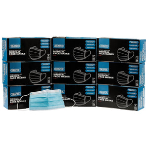 Draper Single Use Medical Face Masks – Bulk Buy (50 Piece) - *MFM - Farming Parts