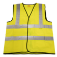 Hi-Vis Waistcoat (Site and Road Use) Yellow - Medium - 9804M - Farming Parts