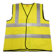 Hi-Vis Waistcoat (Site and Road Use) Yellow - XX-Large - 9804XXL - Farming Parts
