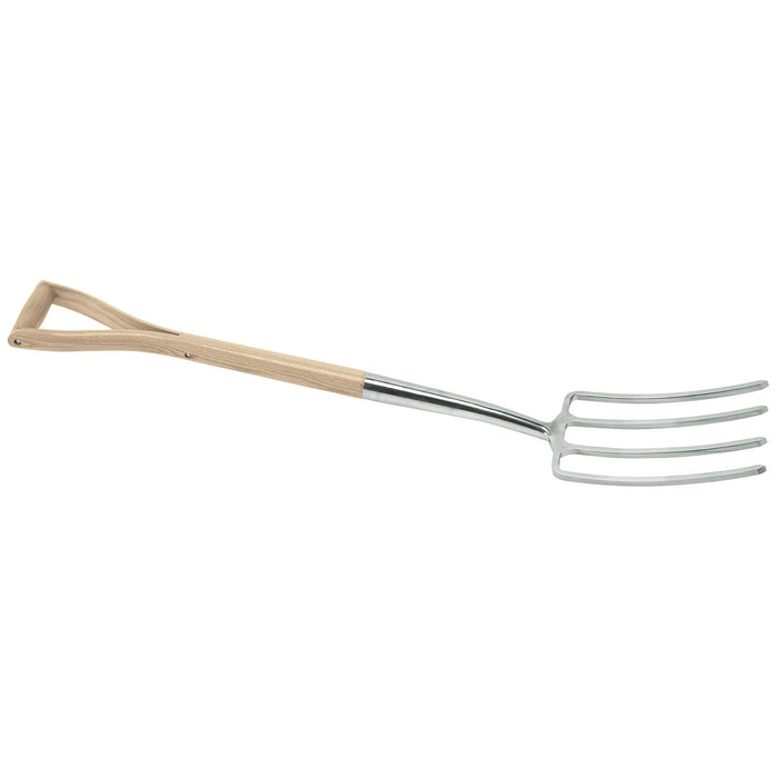 Draper Heritage Stainless Steel Digging Fork With Ash Handle - DDFG/L