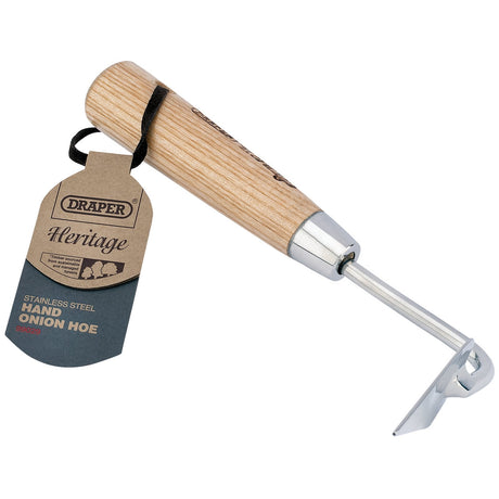 Draper Heritage Stainless Steel Onion Hoe With Ash Handle - DGHOHG/L - Farming Parts