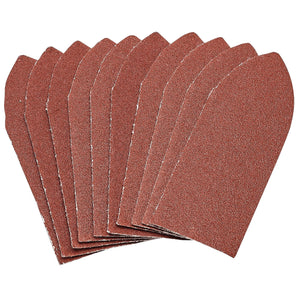 Draper Hook And Loop Aluminium Oxide Sanding Sheets, 32 X 92mm, 120 Grit (Pack Of 10) - APT259 - Farming Parts