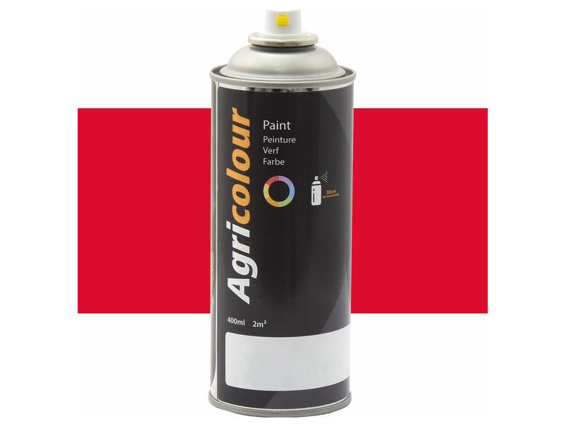 Paint - Agricolour - Traffic Red, Gloss 400ml Aerosol | Sparex Part Number: S.99302