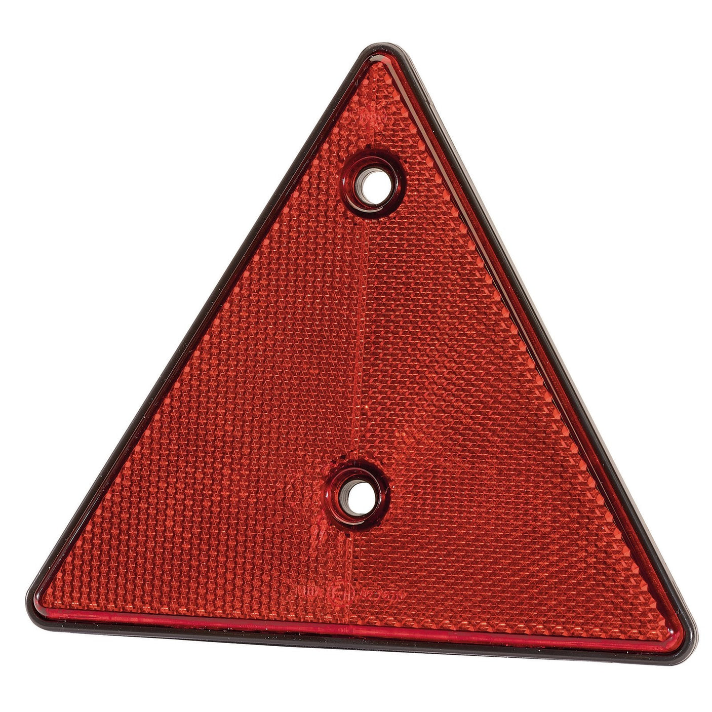 A Draper Reflective Triangle (TT100) with two holes for mounting, E-approved and available in a pack of 2.