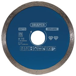 Draper Continuous Diamond Blade, 115mm - DBC2 - Farming Parts
