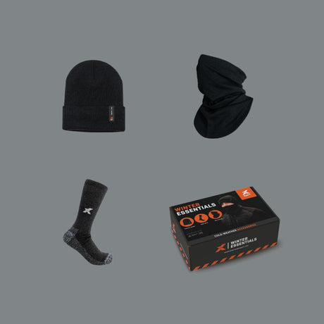 Xpert Winter Essentials Set – Socks, Hat & Snood | Thermal Cold-Weather Workwear Gift Set