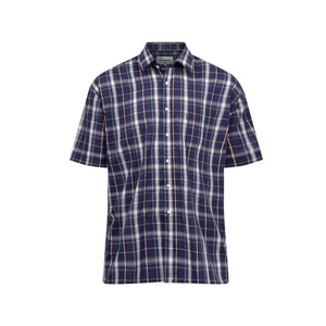 Champion Whitby Blue Polycotton Work Shirt with Pocket | BB-3103BLUE