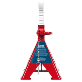 Axle Stands (Pair) 5 Tonne Capacity per Stand Auto Rise Ratchet - AAS5000 - Farming Parts