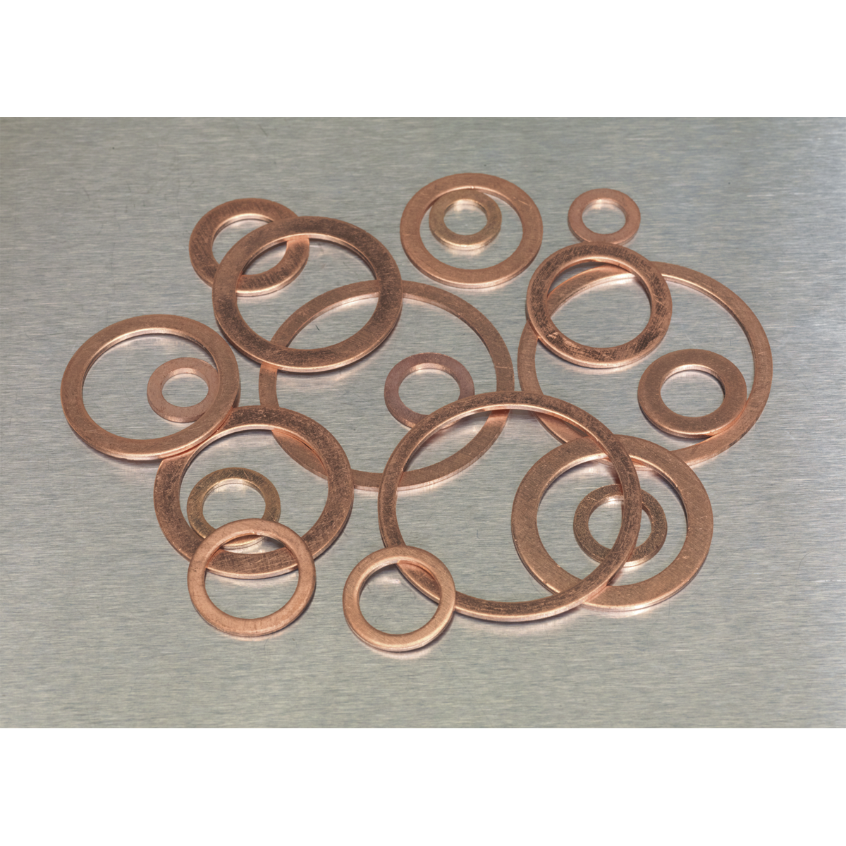 Copper Sealing Washer Assortment 250pc - Metric - AB020CW - Farming Parts