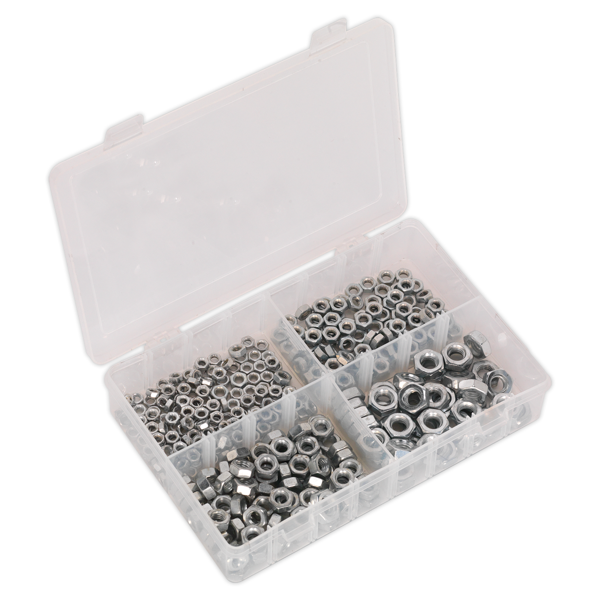 Steel Nut Assortment 370pc M5-M10 Metric - AB028SN - Farming Parts