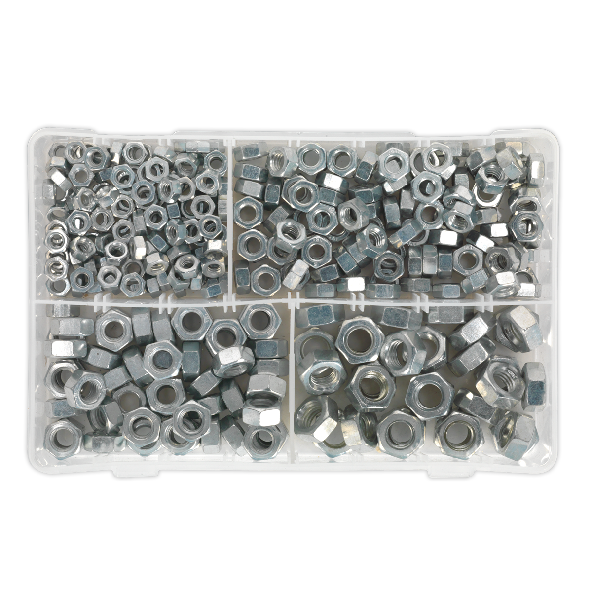 Steel Nut Assortment 320pc 1/4"-1/2"UNF - AB029SN - Farming Parts